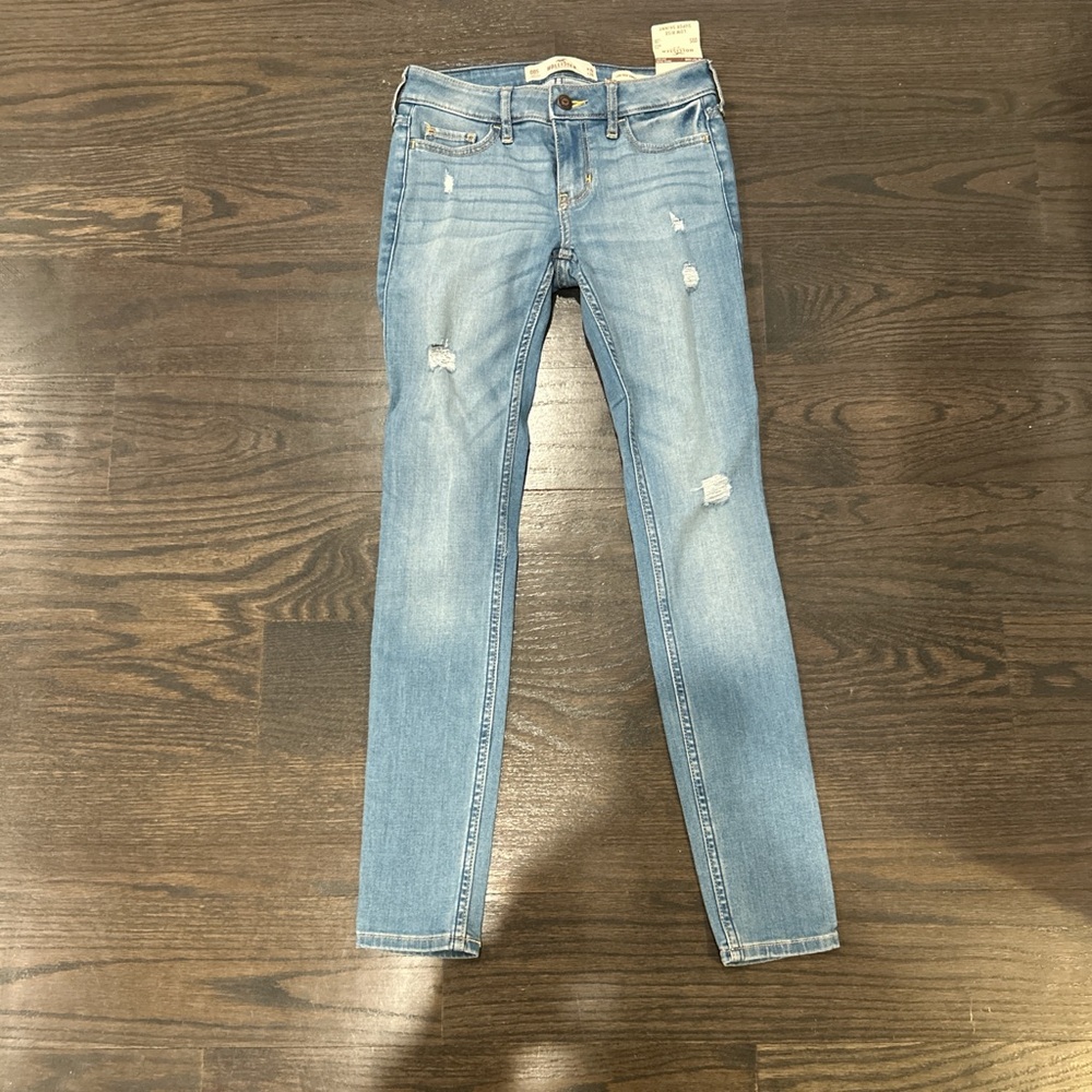 Hollister Women's Light Blue Skinny Jeans